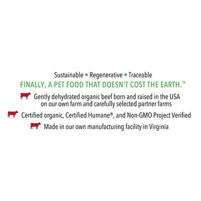 Organic Bibbles — Beef with Pumpkin Nibbles for Dogs & Cats, 4 oz. Bag