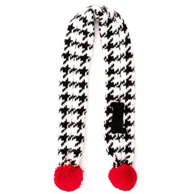 Houndstooth Sweater & Scarf Set