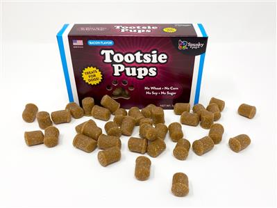 Tootsie Pups Dog Treats, Bacon Flavor, 5 oz