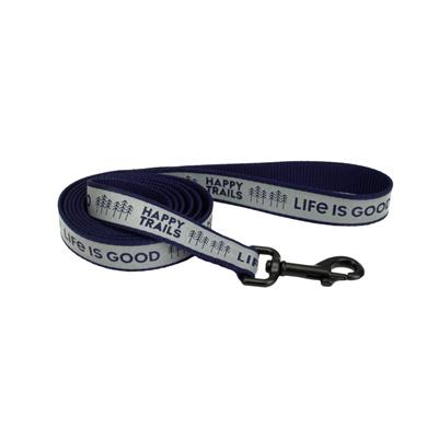 Life is Good® Happy Trails Reflective Dog Collar & Leash
