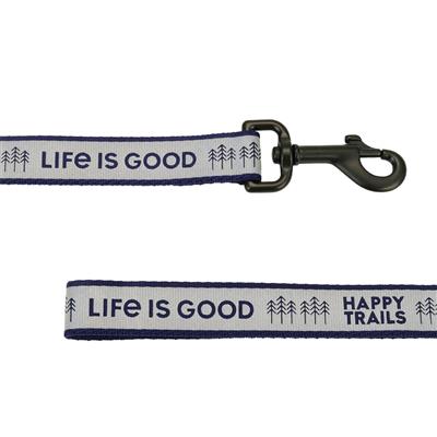 Life is Good® Happy Trails Reflective Dog Collar & Leash