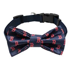 Boston Red Sox Pet Collar with Removable Bow by Pets First