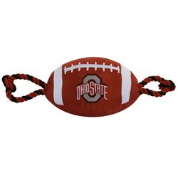 Ohio State Nylon Football Dog Toy
