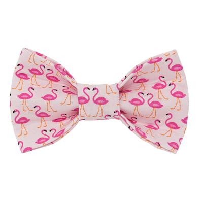 Flamingo Bow Tie, Summer Bow Tie, Dog Bow Tie