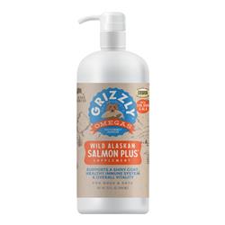 Grizzly Dog Cat Salmon Oil Plus 32oz.