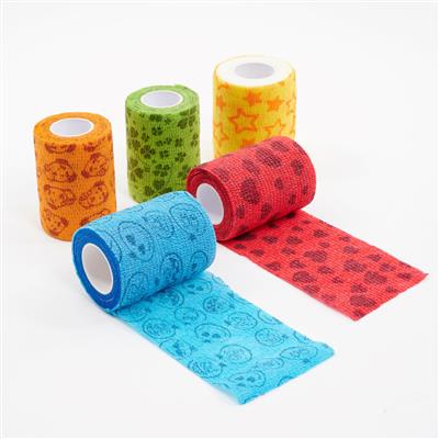 KRUUSE Fun Flex Pet Bandage, Assorted Pet Care Patterns