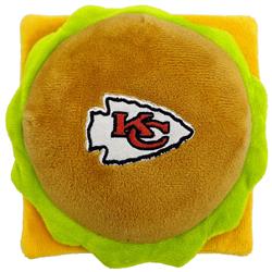 Kansas City Chiefs Hamburger Toy by Pets First