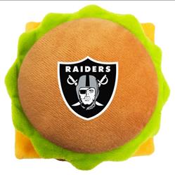 Las Vegas Raiders Hamburger Toy by Pets First