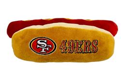 San Francisco 49ers Hot Dog Toy by Pets First