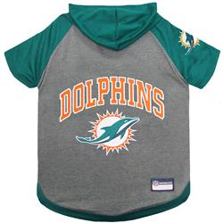 Miami Dolphins Hoody Dog Tee by Pets First
