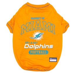 Miami Dolphins Dog Tee Shirt by Pets First