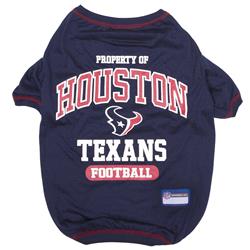 Houston Texans Dog Tee Shirt by Pets First
