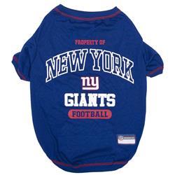New York Giants Dog Tee Shirt by Pets First