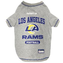 Los Angeles Rams Dog Tee Shirt by Pets First