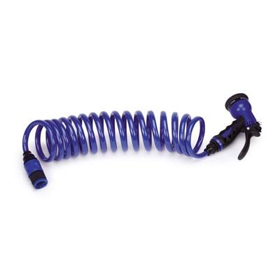 Master Equipment 6-in-1 Coil Spray Hose, Blue