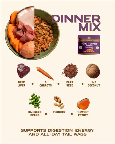 Dinner Dog Food Topper - 15oz