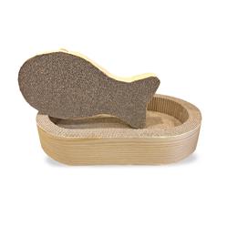 CAT SCRATCH OVAL + FISH