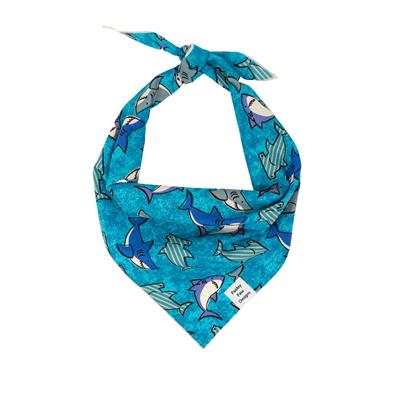 Nautical Bandana | Shark Bandana | Summer Bandana | Beach Bandana | Boating Bandana | Shark Week