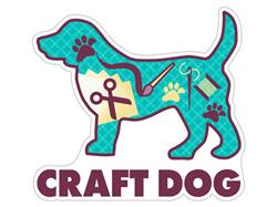 Craft  Dog - 3" Sticker