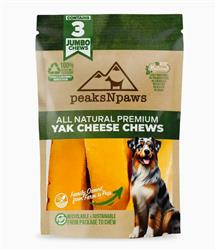 Premium Yak Milk Dog Chews - Jumbo Value Pack - 3 Count Bag