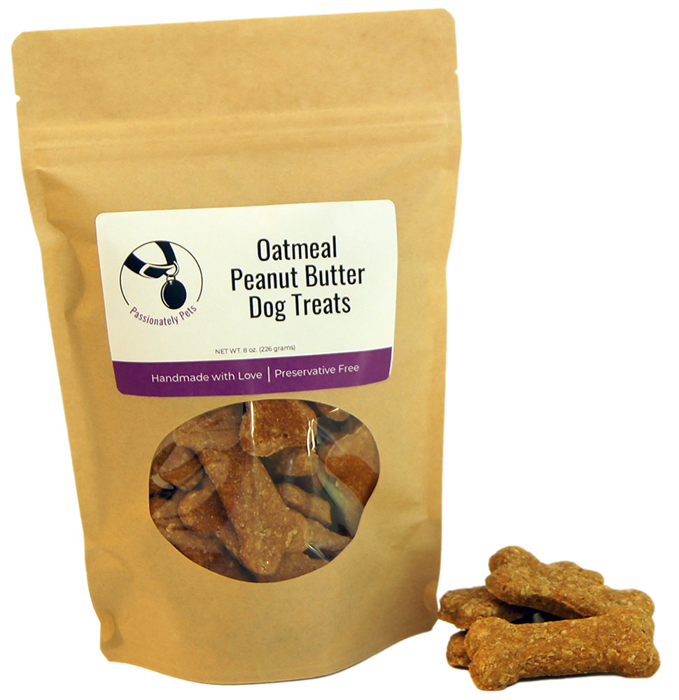 Oatmeal Peanut Butter Dog Treats