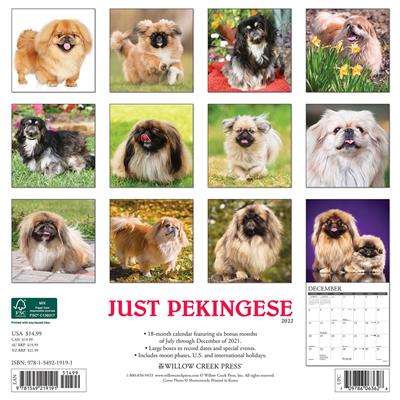 Pekingese 2022 Wall Calendar