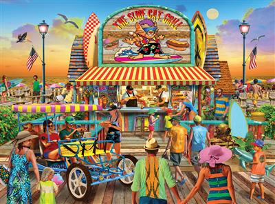 The Surf Cat Grill 1,000 Piece Puzzle