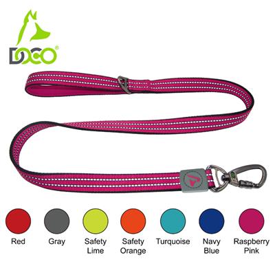 DOCO® VARIO  Leash Reflective w/ Click and Lock Snap - 6ft
