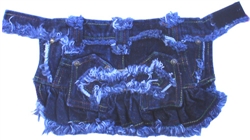 Denim Skirt Distressed