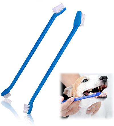 Set of 2 Dog Toothbrushes