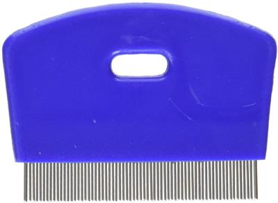KVP Cat Flea Comb Stainless Steel Teeth with Plastic Handle