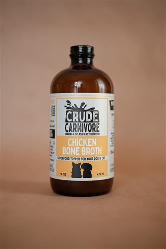 16 oz Chicken Bone Broth for Dogs + Cats