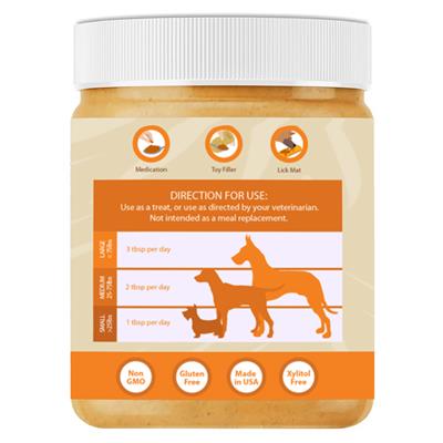 Pumpkin Dog Peanut Butter Jar 12oz