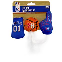 76ers 3 pc Cat Nip Toy