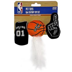 San Antonio Spurs 3 pc Cat Nip Toy