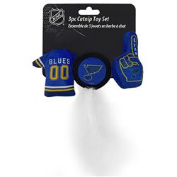 St. Louis Blues 3 pc Cat Nip Toy