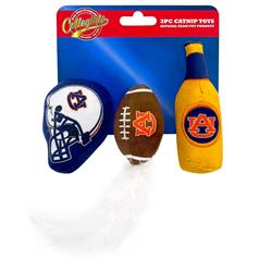 Auburn 3 pc Cat Nip Toy Set