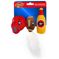 Georgia 3 pc Cat Nip Toy Set