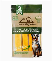 Premium Yak Milk Dog Chews - Medium Value Pack - 3 Count Bag