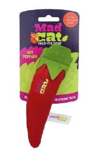 Mad Cat® Hot Peppurr 100% Filled Catnip Cat Toy