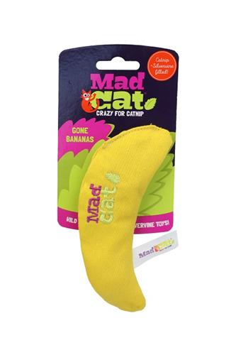 Mad Cat® Gone Bananas 100% Catnip Filled Cat Toy