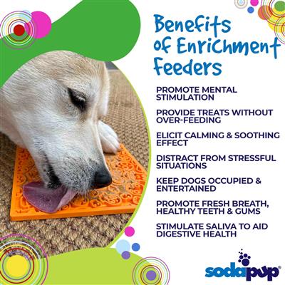 Zombie Design Emat Enrichment Licking Mat - Black
