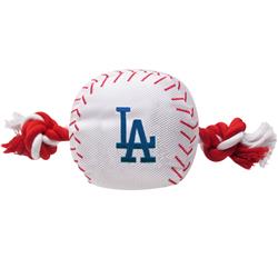 Los Angeles Dodgers Nylon Baseball Rope Toy
