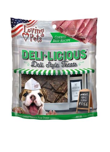 Loving Pets Deli-Licious Corned Beef Recipe Dog Treat 1ea/6 oz