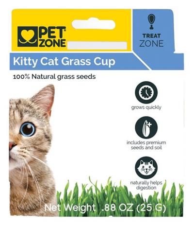 PET ZONE KITTY CAT GRASS KIT (INNER PACK OF 4 $13.40) JUST $3.35 EACH!