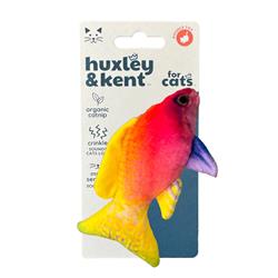 Rainbow Guppy Plush Cat Toy