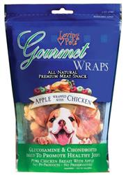 Loving Pets Gourmet Wraps Apple Wrapped With Chicken Dog Treat 6 Oz