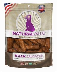 Loving Pets Natural Value Duck Sausage Recipe Dog Treat 1ea/13 oz