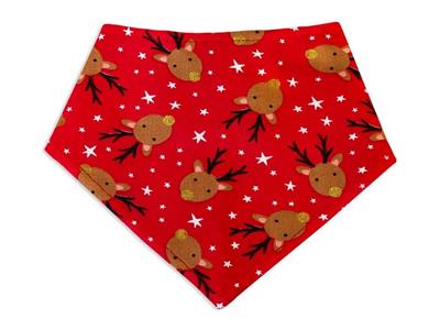 Bandana - Dasher - Red Reindeer Christmas Xmas Holiday