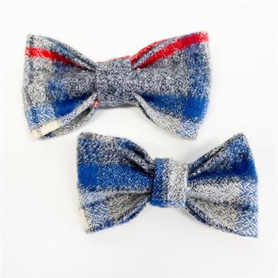 Flannel Pj's Plaid Dog Collar Bow Tie (2 colors)
